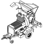 Il biotrituratore BIO 235 - Disegno